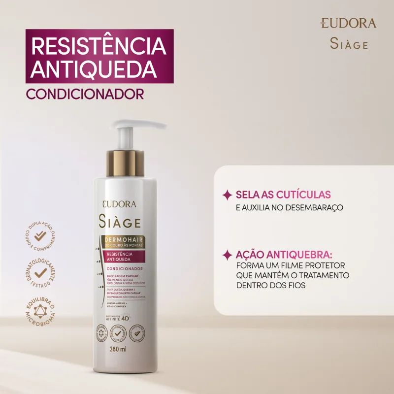 SIAGE CONDICIONADOR ANTIQUEDA DERMO 280ML